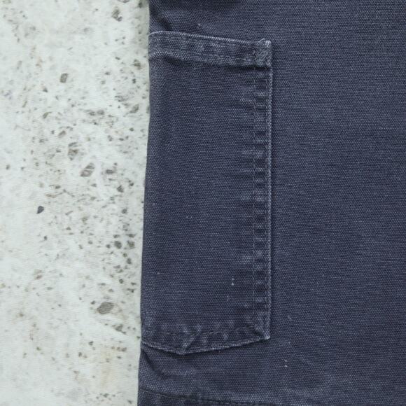 RARE Vintage Carhartt B25 PTB Petrol Blue - Grey Carpenter Shorts 31x8.15 - Picture 5 of 14